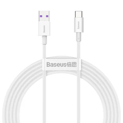 Кабель Baseus Superior Series Fast Charging Data Cable USB to Type-C 66W 2m (CATYS-A02) White