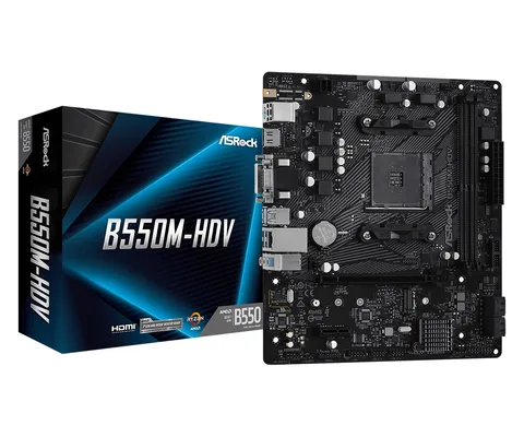 Материнская плата ASRock B550M-HDV s-AM4