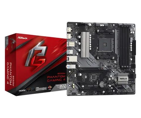 Материнская плата ASRock B550M Phantom Gaming 4 s-AM4