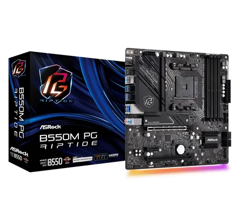 Материнская плата ASRock B550M PG Riptide s-AM4