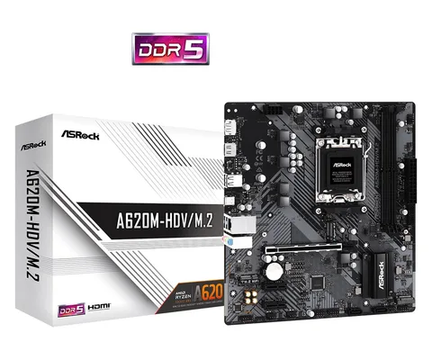 Материнская плата ASRock A620M-HDV/M.2 s-AM5