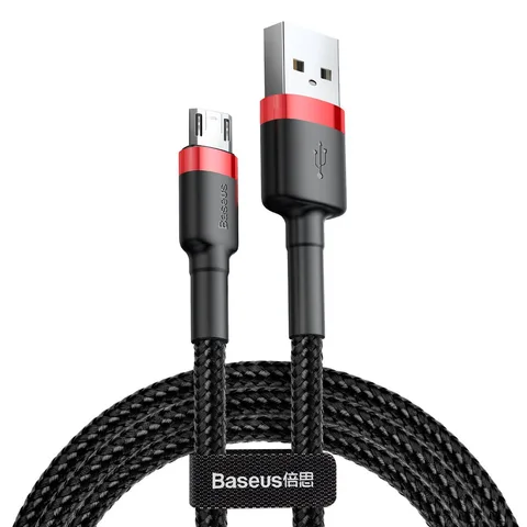 Кабель Baseus cafule Cable USB For Micro 2A 3m (CAMKLF-H91) Black+Red