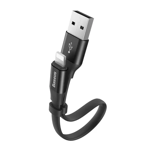 Кабель Baseus Nimble Portable Cable For Apple 23CM (CALMBJ-B01) Black