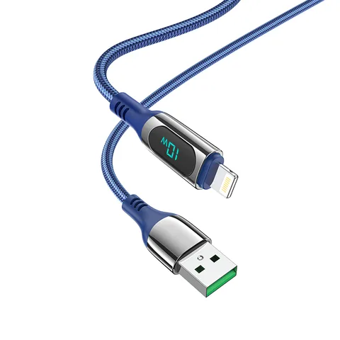 Кабель Hoco Extreme Charging Data Cable For IP (S51) Blue