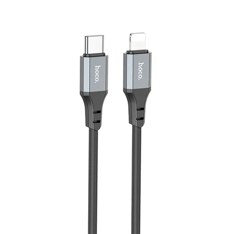 Кабель Hoco Honest PD Silicone Charging Data Cable For iP (L=3M) (X92) Black