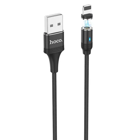 Кабель Hoco Fresh Magnetic Charging Cable For iP (U76) Black