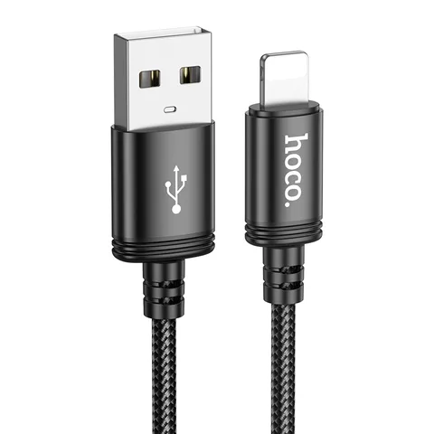Кабель Hoco Radiance Charging Data Cable For iP (L=3M) (X91) Black