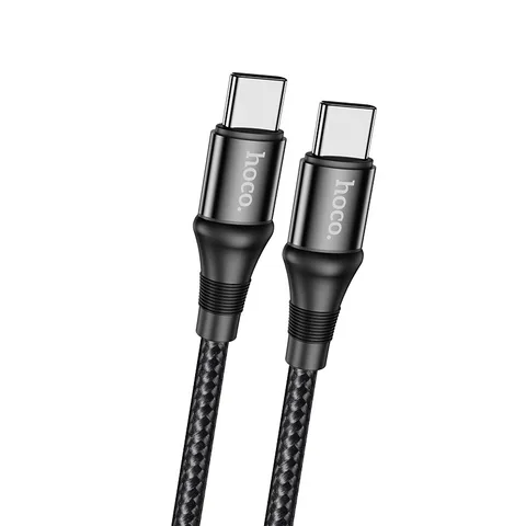 Кабель Hoco Type-C To Type-C Exquisito 100W Charging Data Cable (L=1M) (X50) Black