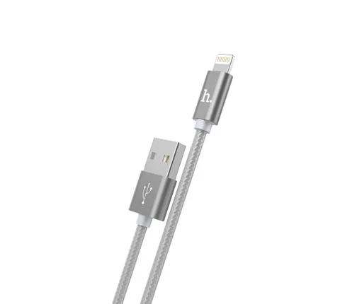 Кабель Hoco Knitted iP Charging Cable (X2) Tarnish