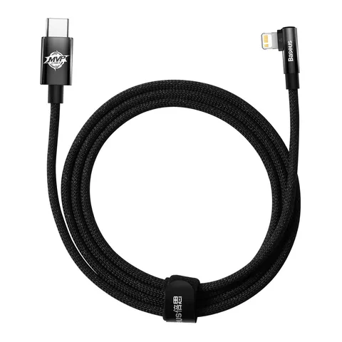 Кабель Baseus MVP 2 Elbow-Shaped Fast Charging Data Cable Type-C to iP 20W (CAVP000301) 2m Black