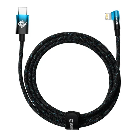 Кабель Baseus MVP 2 Elbow-Shaped Fast Charging Data Cable Type-C to iP 20W (CAVP000321) 2m Black+Blue