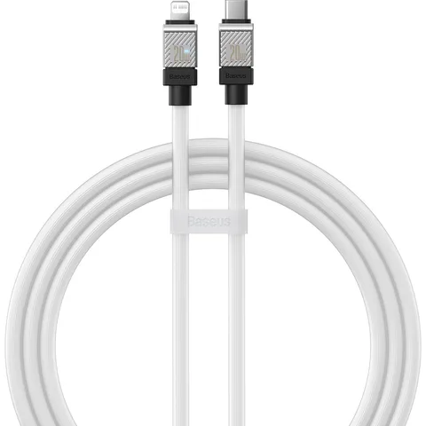 Кабель Baseus CoolPlay Series Fast Charging Cable Type-C to iP 20W (CAKW000002) 1m White
