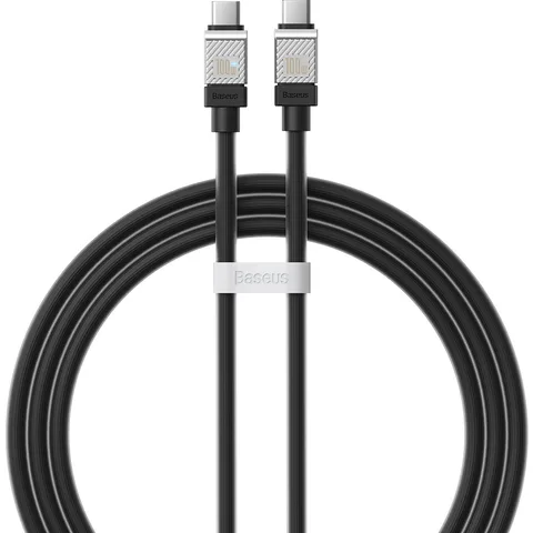 Кабель Baseus CoolPlay Series Fast Charging Cable Type-C to Type-C 100W (CAKW000201) 1m Black