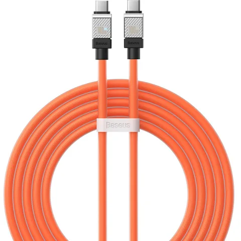 Кабель Baseus CoolPlay Series Fast Charging Cable Type-C to Type-C 100W (CAKW000307) 2m Orange