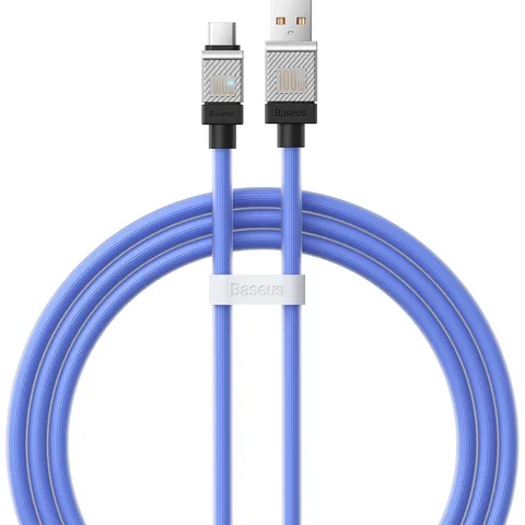 Кабель Baseus CoolPlay Series Fast Charging Cable USB to Type-C 100W (CAKW000603) 1m Blue
