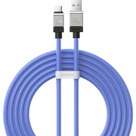 Кабель Baseus CoolPlay Series Fast Charging Cable USB to Type-C 100W (CAKW000703) 2m Blue