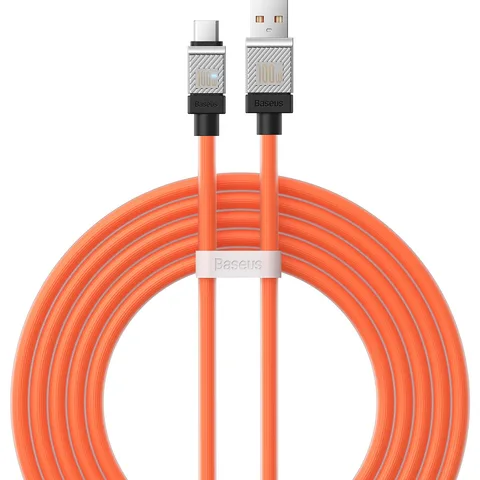 Кабель Baseus CoolPlay Series Fast Charging Cable USB to Type-C 100W (CAKW000707) 2m Orange