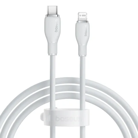 Кабель Baseus Pudding Series Fast Charging Cable Type-C to iP 20W (P10355701221-00) 1.2m Stellar White