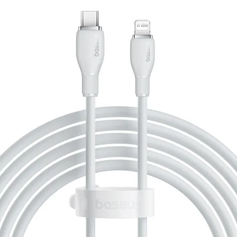 Кабель Baseus Pudding Series Fast Charging Cable Type-C to iP 20W (P10355701221-01) 2m Stellar White