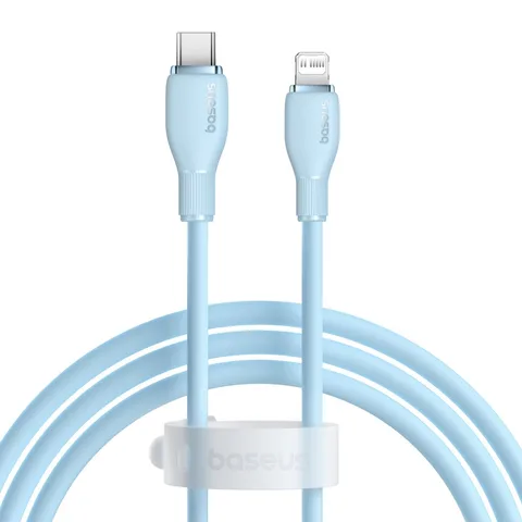 Кабель Baseus Pudding Series Fast Charging Cable Type-C to iP 20W (P10355701311-00) 1.2m Galaxy Blue