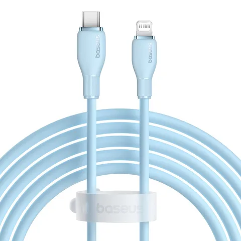 Кабель Baseus Pudding Series Fast Charging Cable Type-C to iP 20W (P10355701311-01) 2m Galaxy Blue