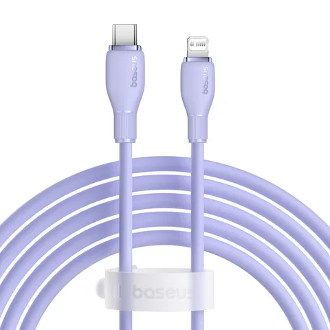 Кабель Baseus Pudding Series Fast Charging Cable Type-C to iP 20W (P10355701511-01) 2m Nebula Purple