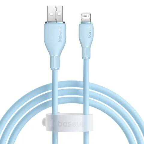 Кабель Baseus Pudding Series Fast Charging Cable USB to iP 2.4A (P10355700311-00) 1.2m Galaxy Blue