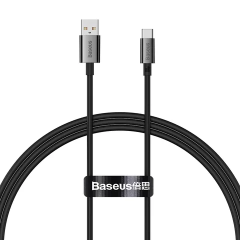 Кабель Baseus Superior Series Fast Charging Data Cable USB to Type-C 100W (P10320102114-00) 1m Cluster Black