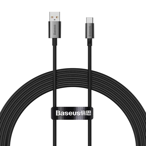 Кабель Baseus Superior Series Fast Charging Data Cable USB to Type-C 100W (P10320102114-02) 2m Cluster Black