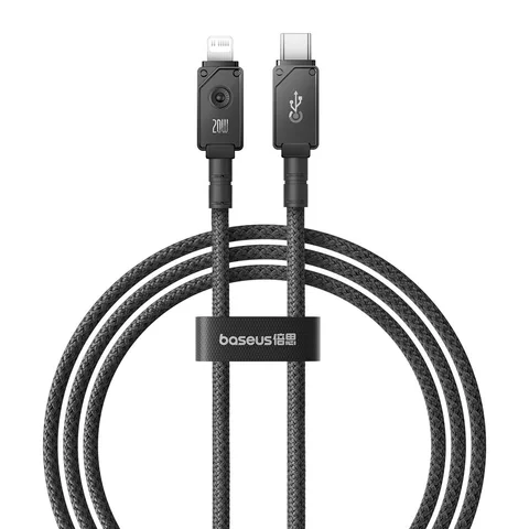 Кабель Baseus Unbreakable Series Fast Charging Data Cable Type-C to iP 20W (P10355803111-00) 1m Cluster Black