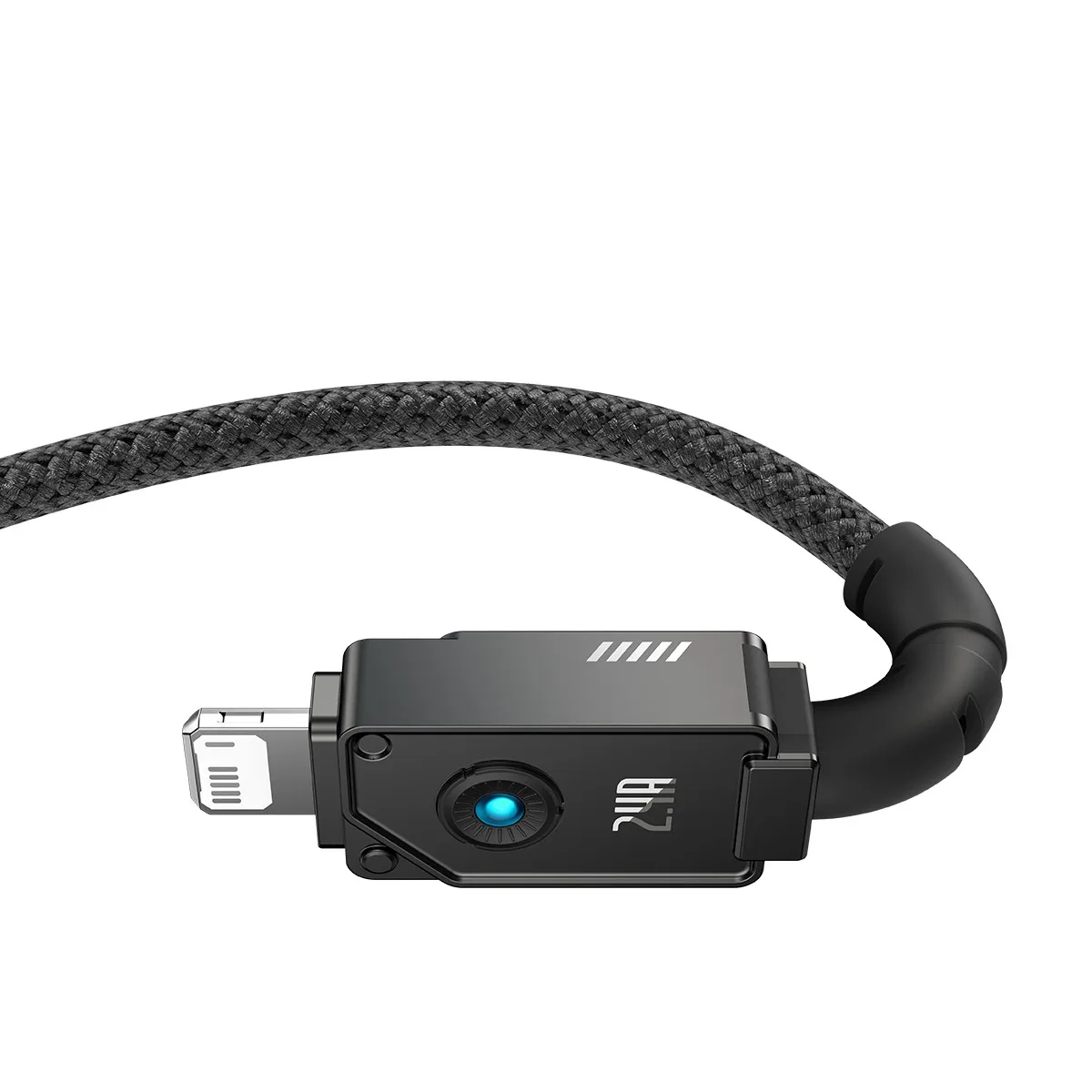 Кабель Baseus Unbreakable Series Fast Charging Data Cable USB to iP 2.4A (P10355802111-01) 2m Cluster Black — фото 3