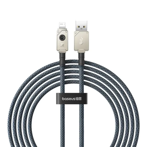 Кабель Baseus Unbreakable Series Fast Charging Data Cable USB to iP 2.4A (P10355802221-01) 2m Stellar White