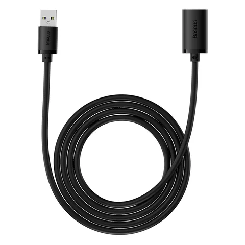 Кабель-удлинитель Baseus AirJoy Series USB3.0 Extension Cable 2m (B00631103111-03) Cluster Black