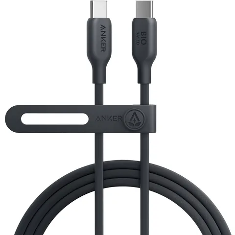 Кабель Anker 543 Bio USB-C to USB-C Cable 0.91m (A80E1011) Black
