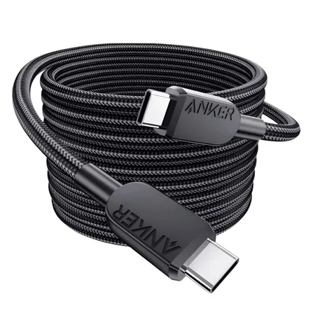 Кабель Anker 310 USB Type-C to USB Type-C 1.8m 240W (A81D6H11) Black