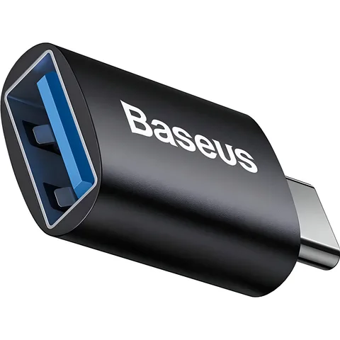 Адаптер-переходник Baseus Ingenuity Series Mini OTG Adaptor Type-C to USB-A 3.1 (ZJJQ000001) Black