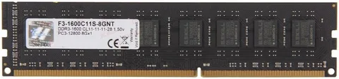 Оперативная память G.Skill Value DDR3 8GB/1600 (F3-1600C11S-8GNT)