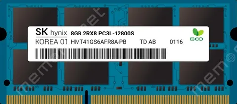 Оперативная память Hynix DDR3L SO-DIMM 8GB/1600 (HMT41GS6AFR8A-PB)