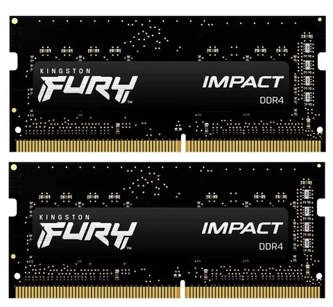 Оперативная память Kingston Fury Impact DDR4 SO-DIMM 2x8GB/2666 (KF426S15IBK2/16)