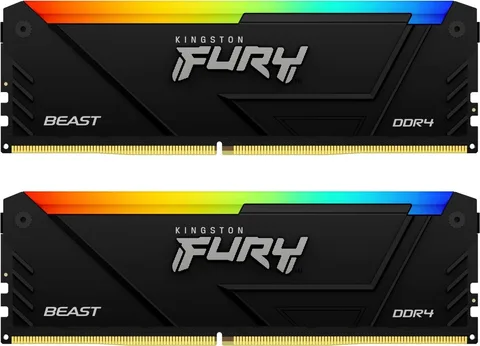 Оперативная память Kingston Fury Beast RGB DDR4 2x16GB/3200 (KF432C16BB12AK2/32)