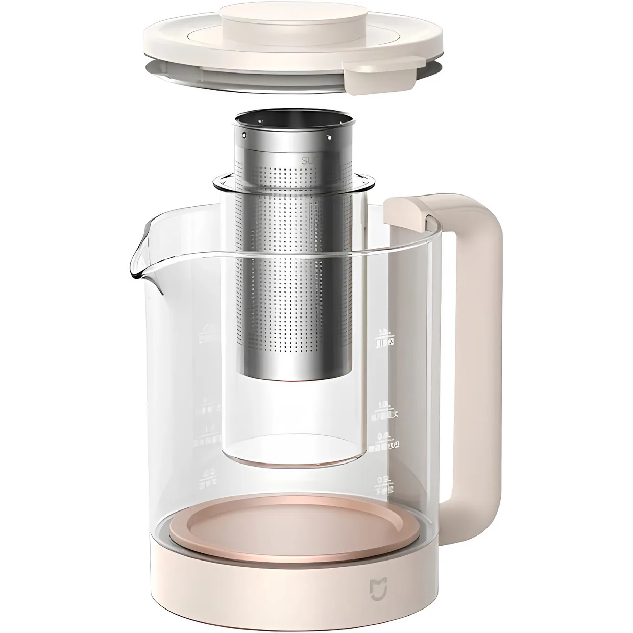 Заварочный чайник Xiaomi Mi Family Multi functional Health Pot S2 + переходник на EU розетку (BHR8545CN) White — фото 2