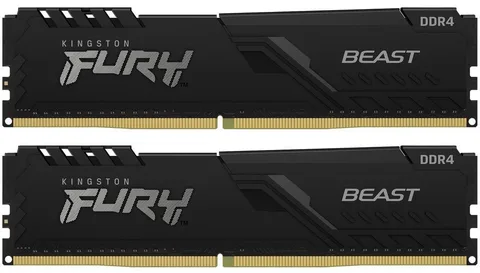 Оперативная память Kingston Fury Beast DDR4 2x16GB/3600 Black (KF436C18BBK2/32)