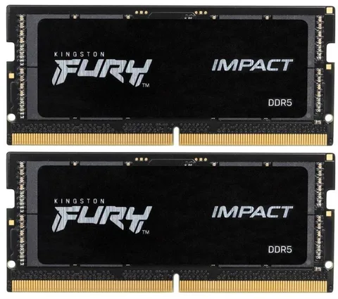 Оперативная память Kingston Fury Impact DDR5 SO-DIMM 2x8GB/4800 (KF548S38IBK2-16)
