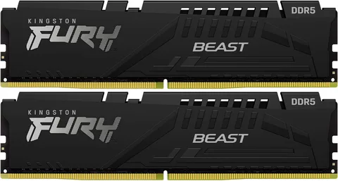 Оперативная память Kingston Fury Beast DDR5 2x16GB/5600 Black (KF556C40BBK2-32)