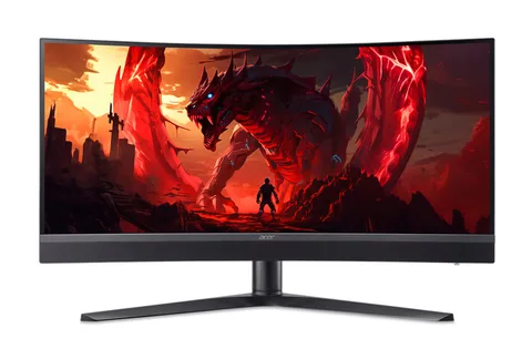 Монитор Acer 34" Nitro XZ343CUR Xbmiiphuzx (UM.CX3EE.X01)