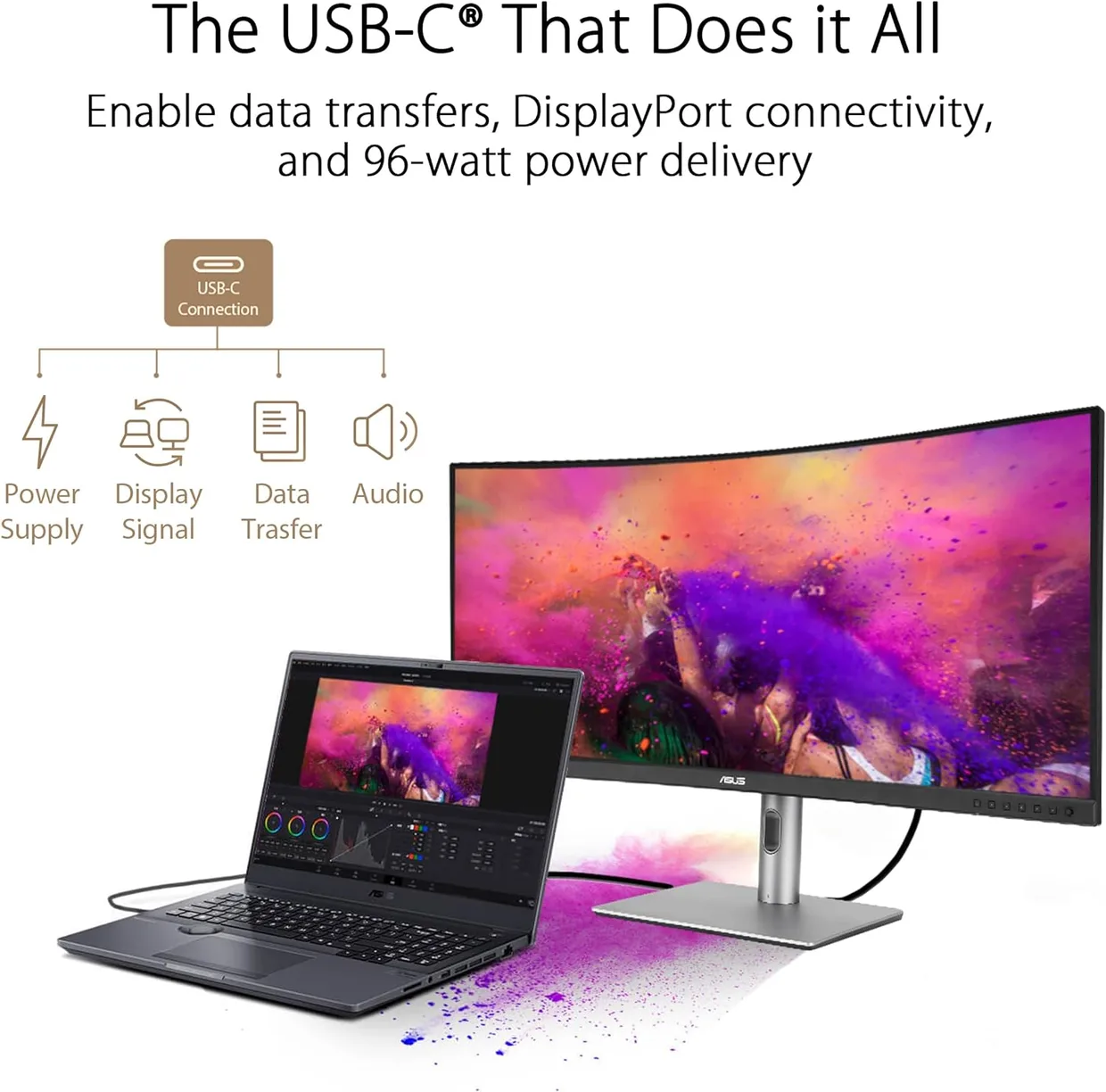Монитор Asus 34.1" ProArt PA34VCNV (90LM04A0-B02370) — фото 6