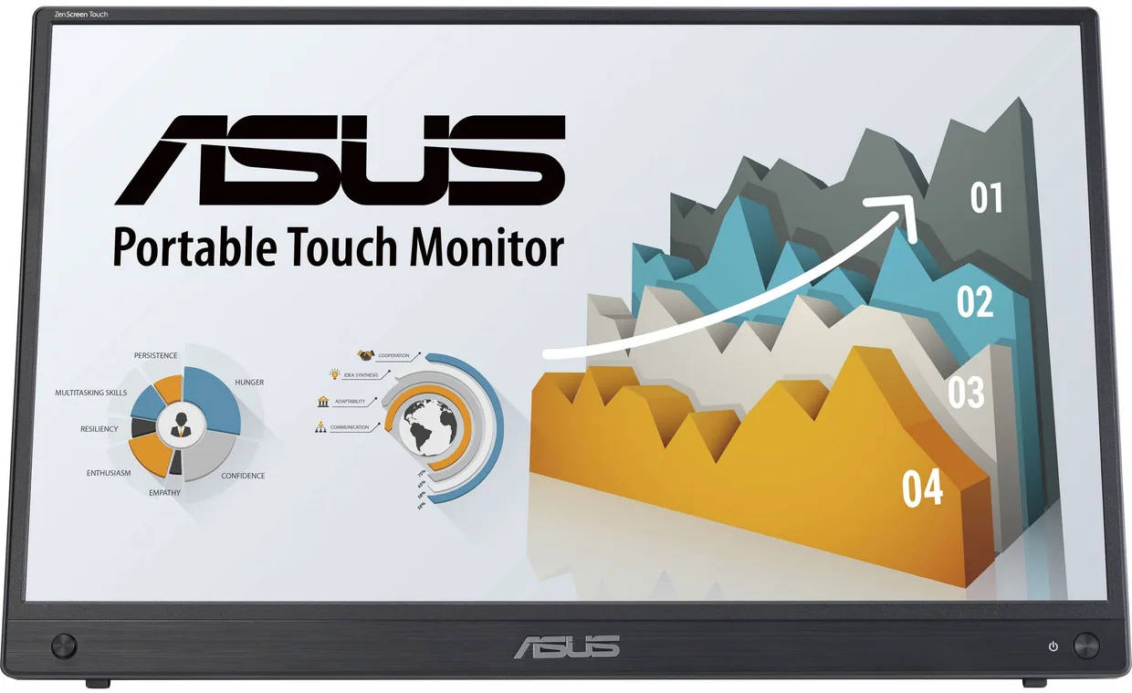 Монитор портативный Asus 15.6" ZenScreen Touch MB16AMTR (90LM04S0-B02170)