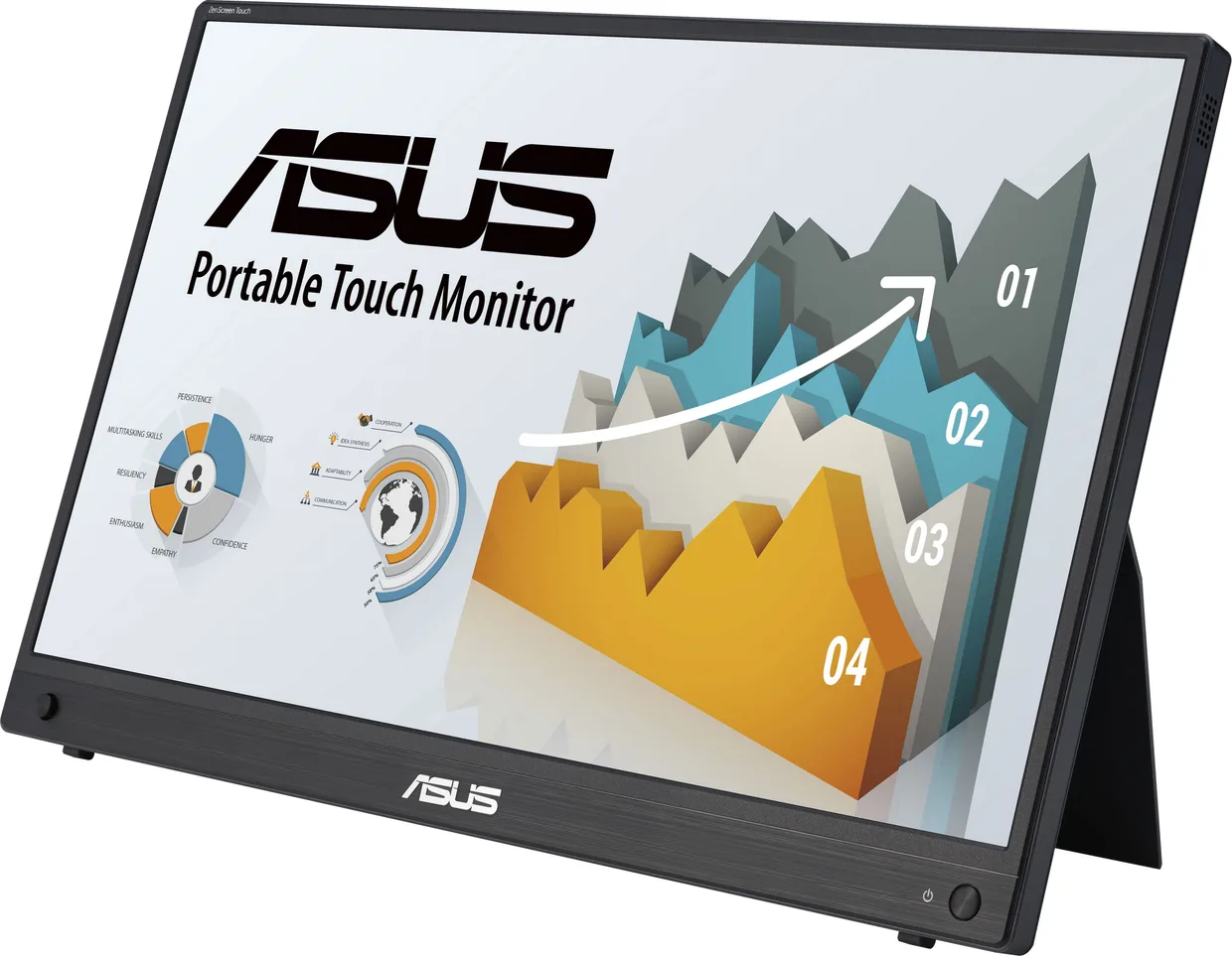Монитор портативный Asus 15.6" ZenScreen Touch MB16AMTR (90LM04S0-B02170) — фото 3
