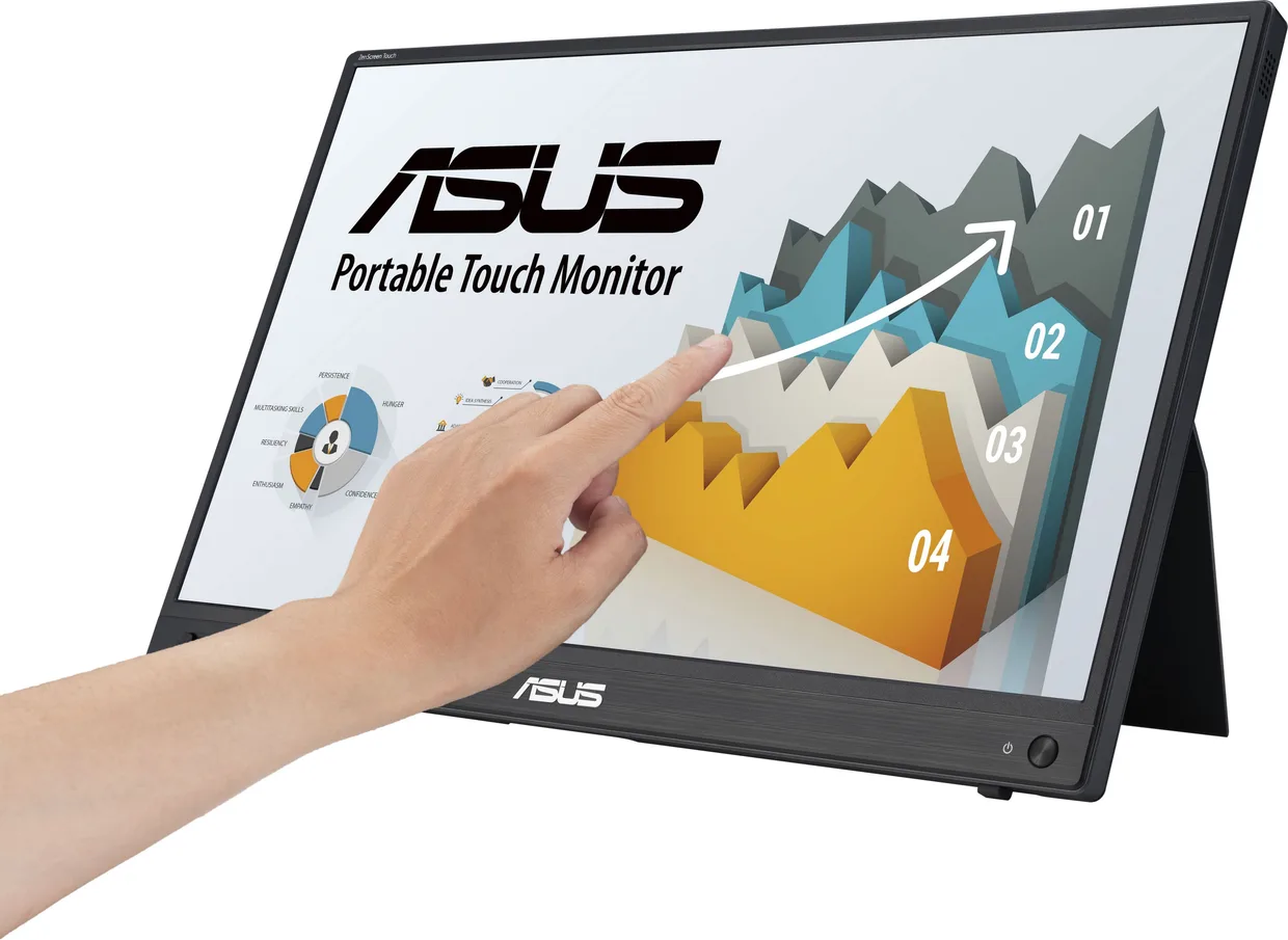 Монитор портативный Asus 15.6" ZenScreen Touch MB16AMTR (90LM04S0-B02170) — фото 4