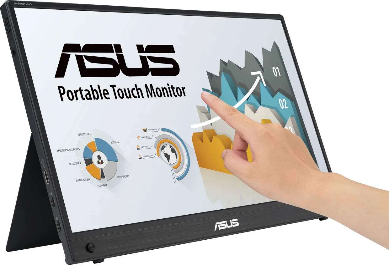 Монитор портативный Asus 15.6" ZenScreen Touch MB16AMTR (90LM04S0-B02170) — фото 5